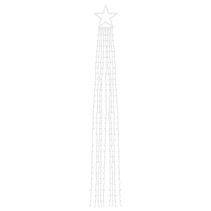 Kerstboomverlichting 320 Blauwe Led's 375 Cm