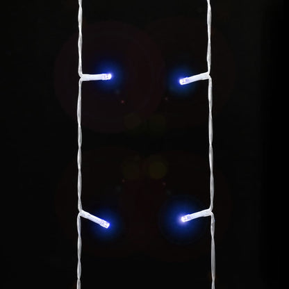 Kerstboomverlichting 320 Blauwe Led's 375 Cm
