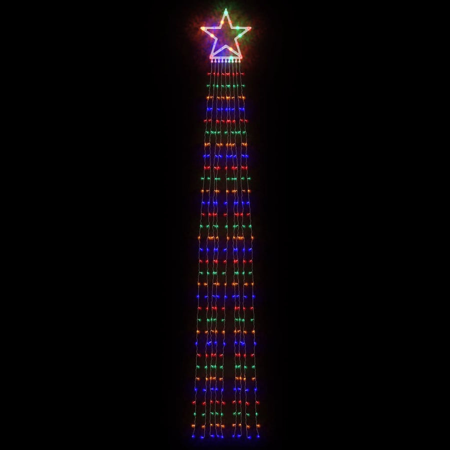 Kerstboomverlichting 320 Kleurrijke Led's 375 Cm