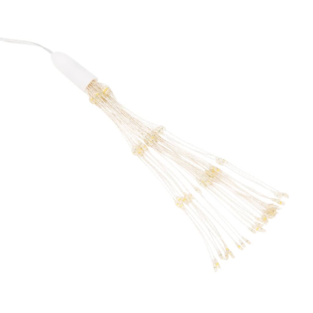 Kerstverlichting Vuurwerk 140 Warmwitte Led's 17 Cm