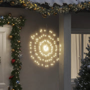 Kerstverlichting vuurwerk 140 LED's 17 cm warmwit