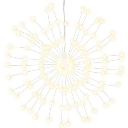 Kerstverlichting Vuurwerk 4 St 140 Warmwitte Led's 17 Cm