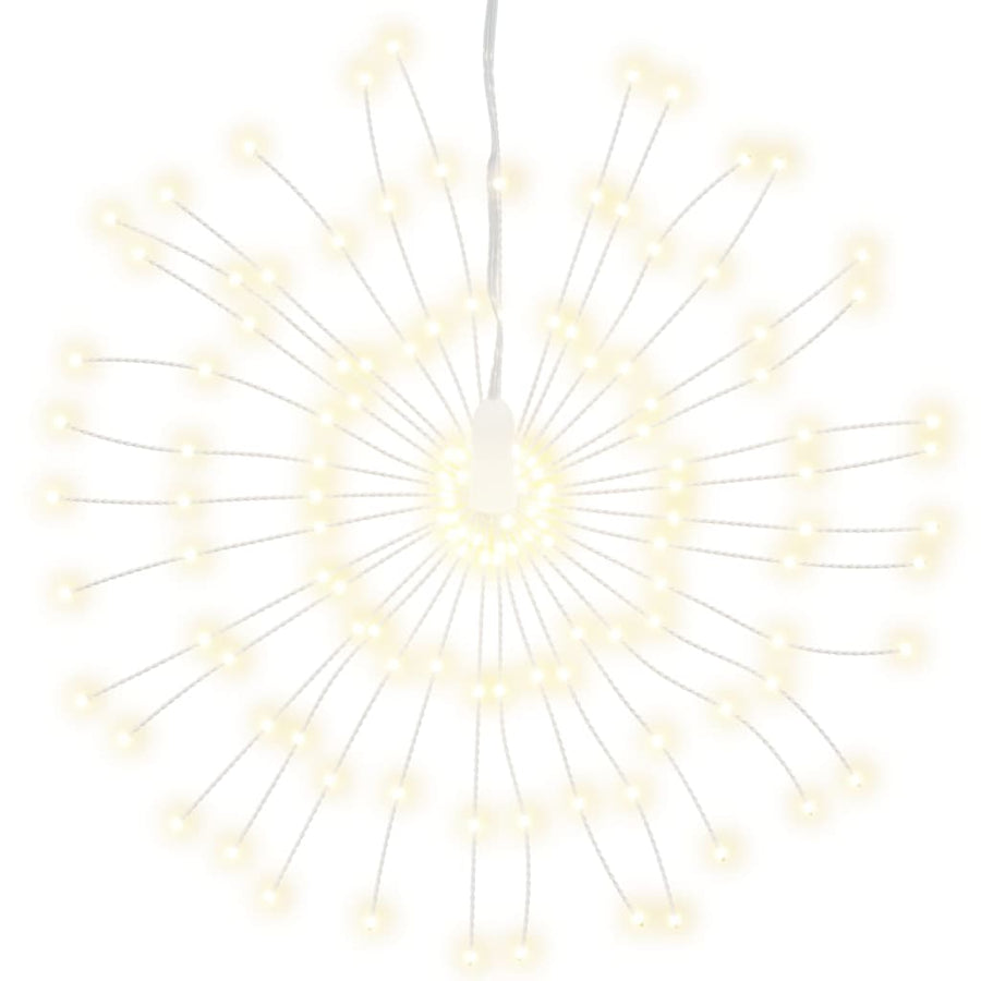 Kerstverlichting Vuurwerk 4 St 140 Warmwitte Led's 17 Cm