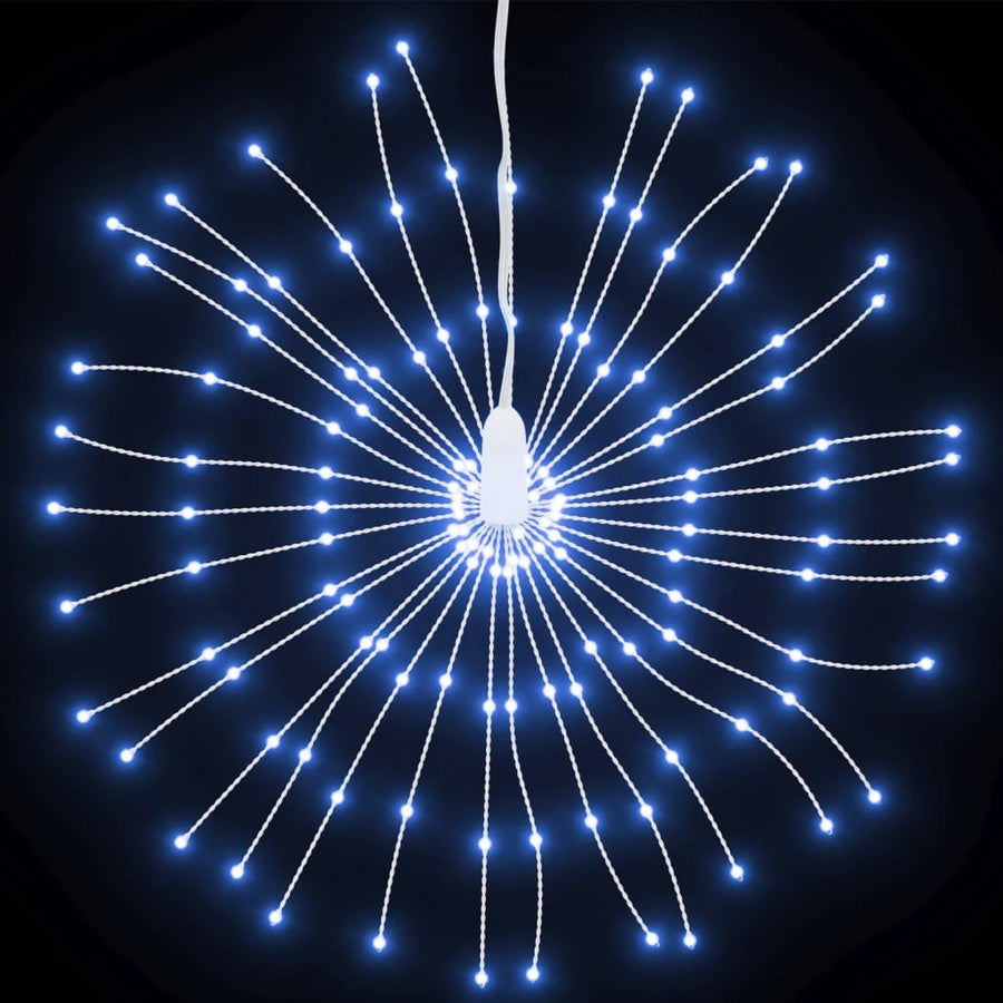 Kerstverlichting Vuurwerk 4 St 140 Koudwitte Led's 17 Cm