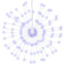 Kerstverlichting Vuurwerk 140 Blauwe Led's 17 Cm