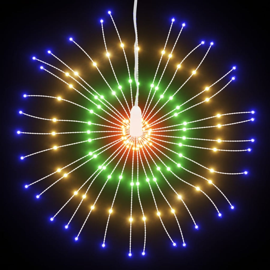 Kerstverlichting Vuurwerk 140 Meerkleurige Led's 17 Cm