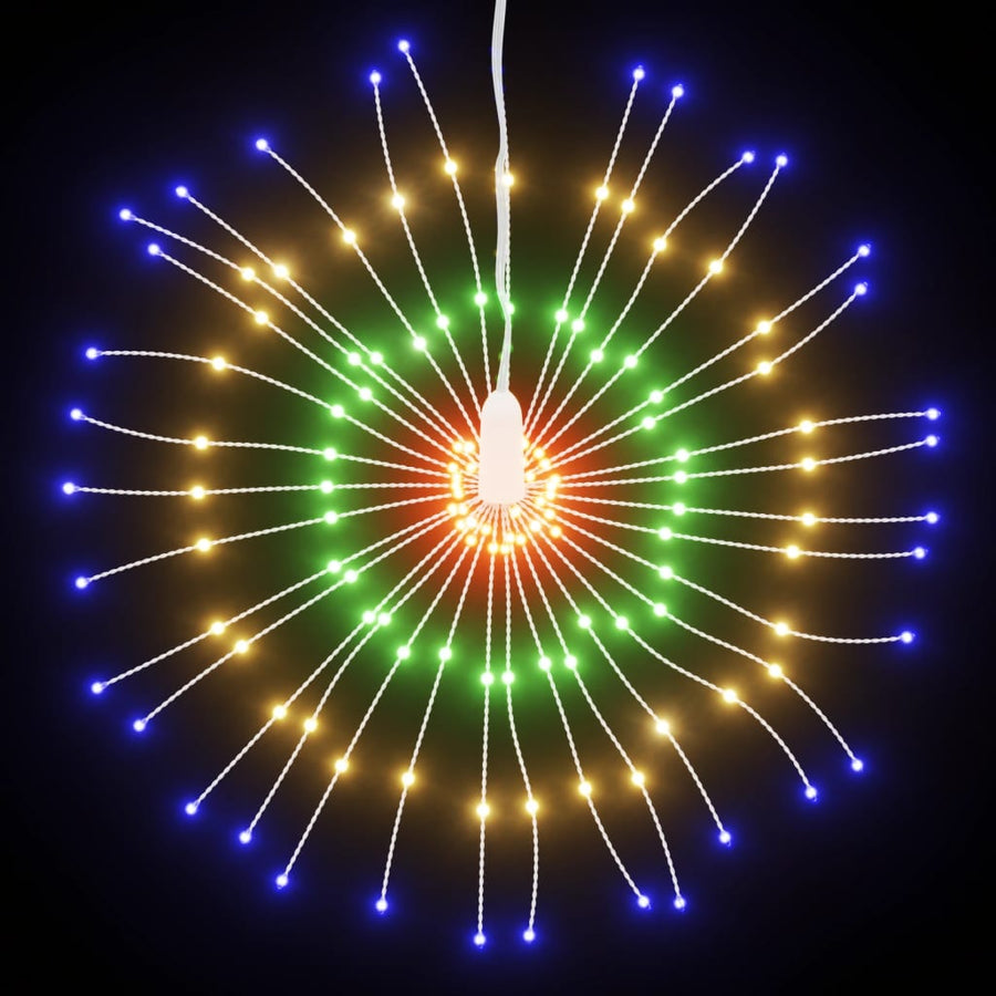 Kerstverlichting Vuurwerk 4 St 140 Meerkleurige Led's 17 Cm