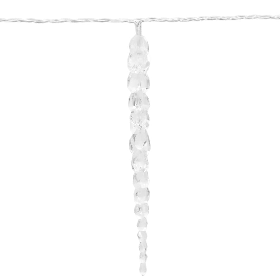 Kerstverlichting Ijspegels Te Led's 20 M Acryl Pvc 200 Koudwit Met USB