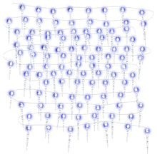 Kerstverlichting Ijspegels 200 E Led's 20 M Acryl Pvc Blauw 1