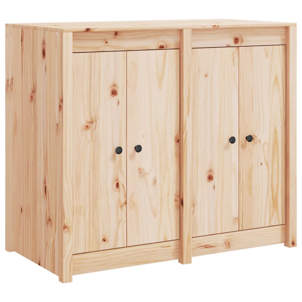 Keukenkast Voor Buiten Massief Grenenhout Natuurlijk Grenenhout 106 x 55 x 92 cm 4 deuren