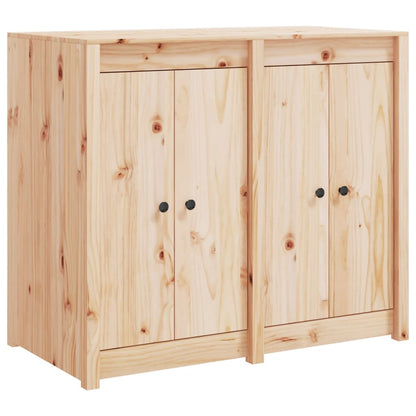 Keukenkast Voor Buiten Massief Grenenhout Natuurlijk Grenenhout 106 x 55 x 92 cm 4 deuren