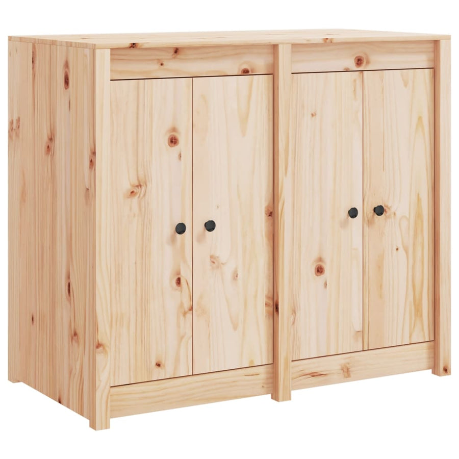 Keukenkast Voor Buiten Massief Grenenhout Natuurlijk Grenenhout 106 x 55 x 92 cm 4 deuren