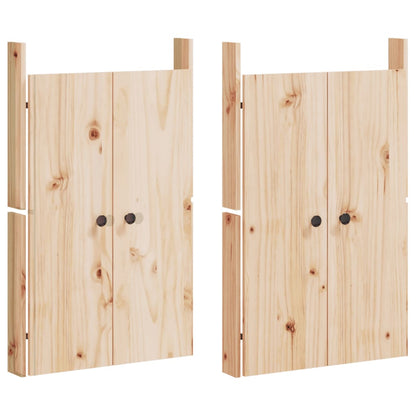 Keukenkast Voor Buiten Massief Grenenhout Natuurlijk Grenenhout 106 x 55 x 92 cm 4 deuren