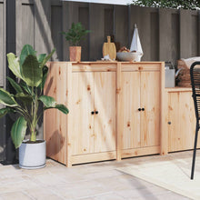 Keukenkast Voor Buiten Massief Grenenhout Natuurlijk Grenenhout 106 x 55 x 92 cm 4 deuren