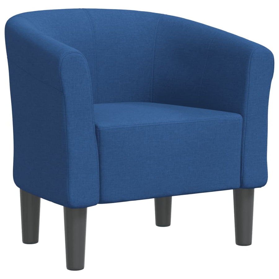 Kuipstoel Stof Blauw Zonder voetenbank