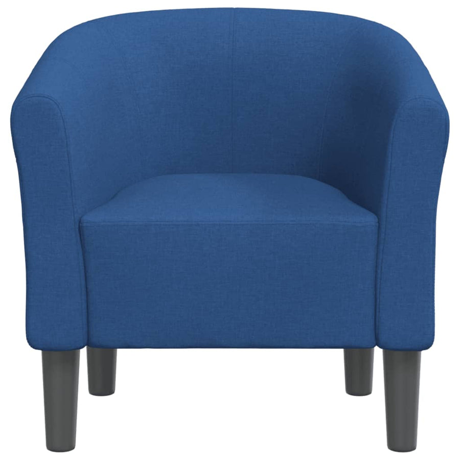 Kuipstoel Stof Blauw Zonder voetenbank