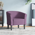 Kuipstoel stof paars 70x56x68 cm