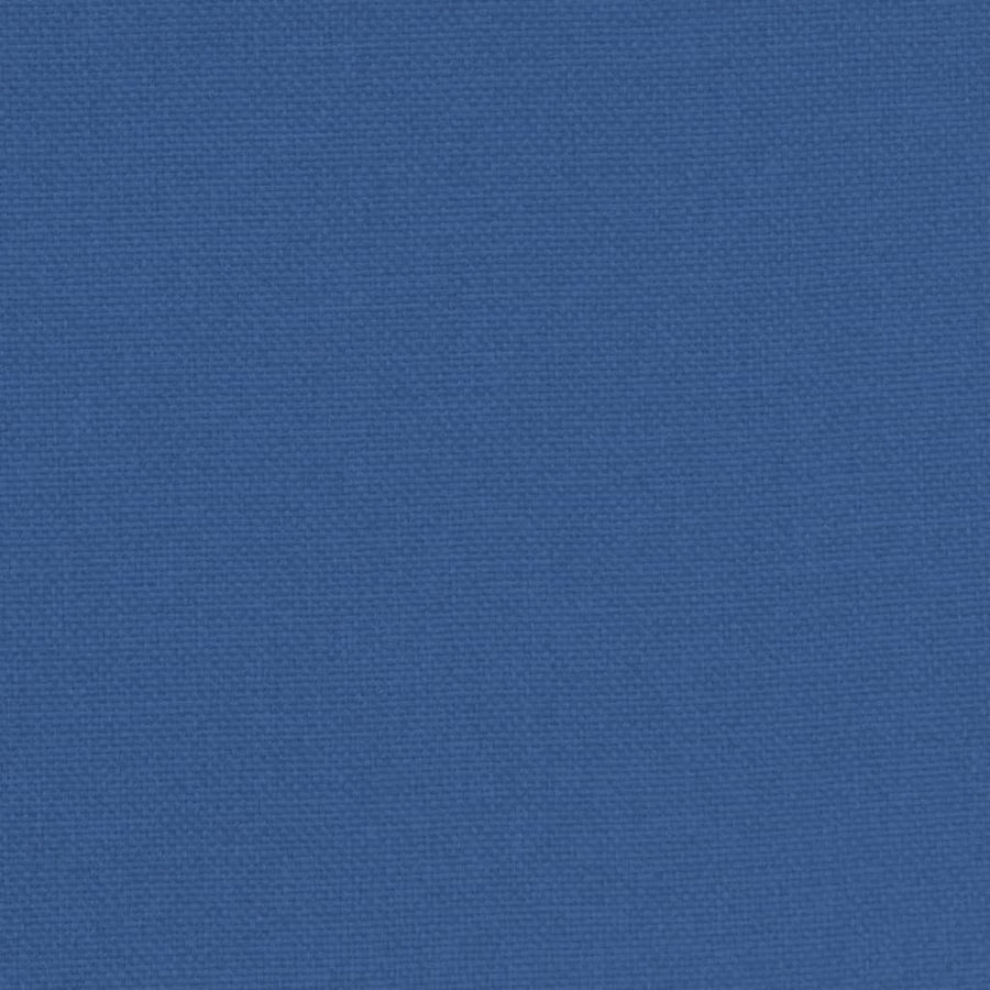 Kuipstoel Stof Blauw Met voetenbank
