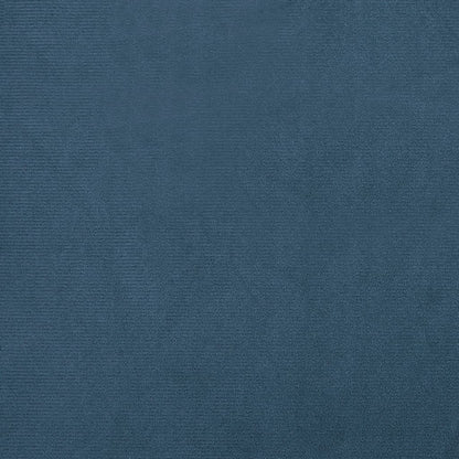 Kuipstoel Fluweel Donkerblauw Zonder voetenbank