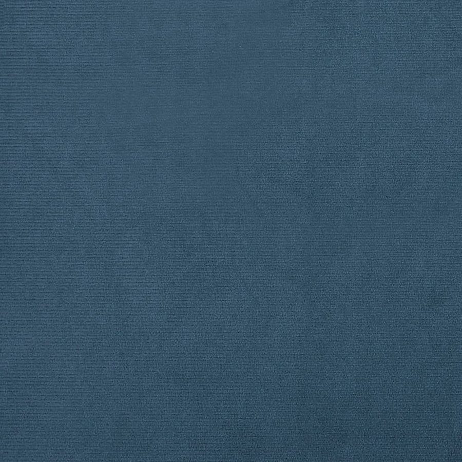 Kuipstoel Fluweel Donkerblauw Met voetenbank