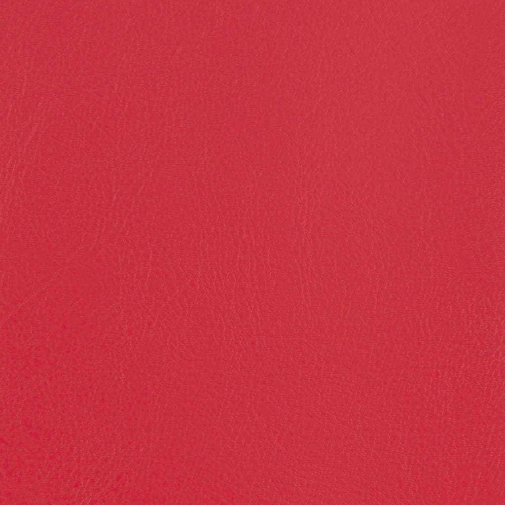 Kuipstoel kunstleer rood