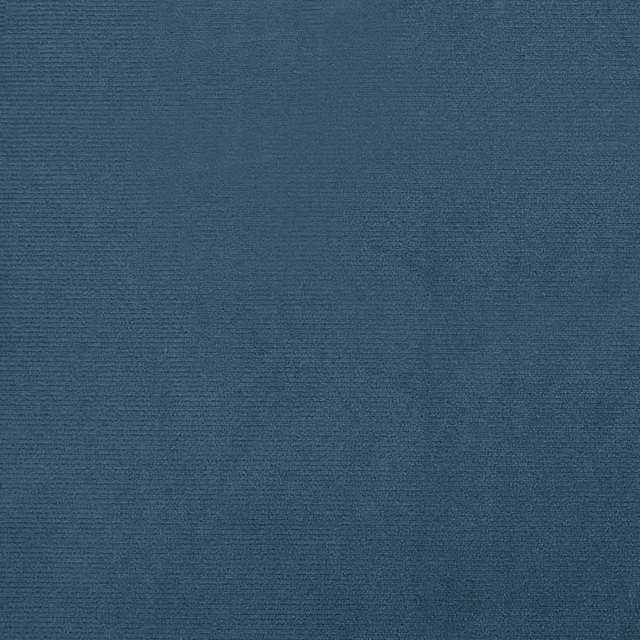 Kuipstoel Fluweel Donkerblauw Met voetenbank