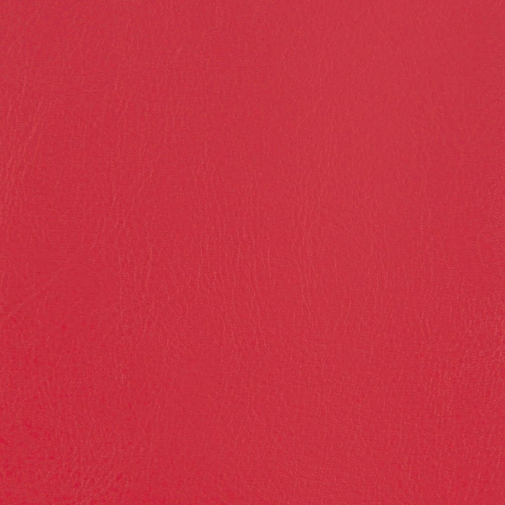 Kuipstoel Met Voetenbankje Kunstleer 1 Rood