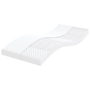 Foam mattress 7 zones hardness 20 ILD 100x200 cm white