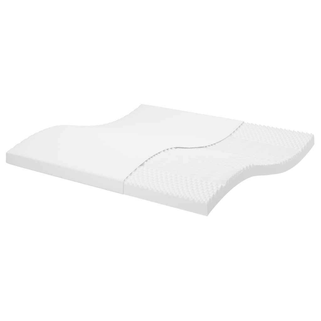 Schuimmatras 7 Zones Hardheid 20 Ild Wit 1 200 x 200 cm