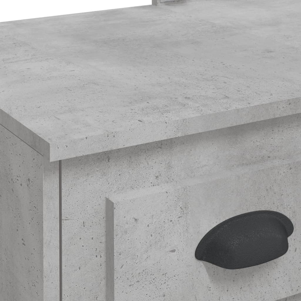 Kaptafel Met Led-Verlichting 90X42X32,5 Cm Betongrijs