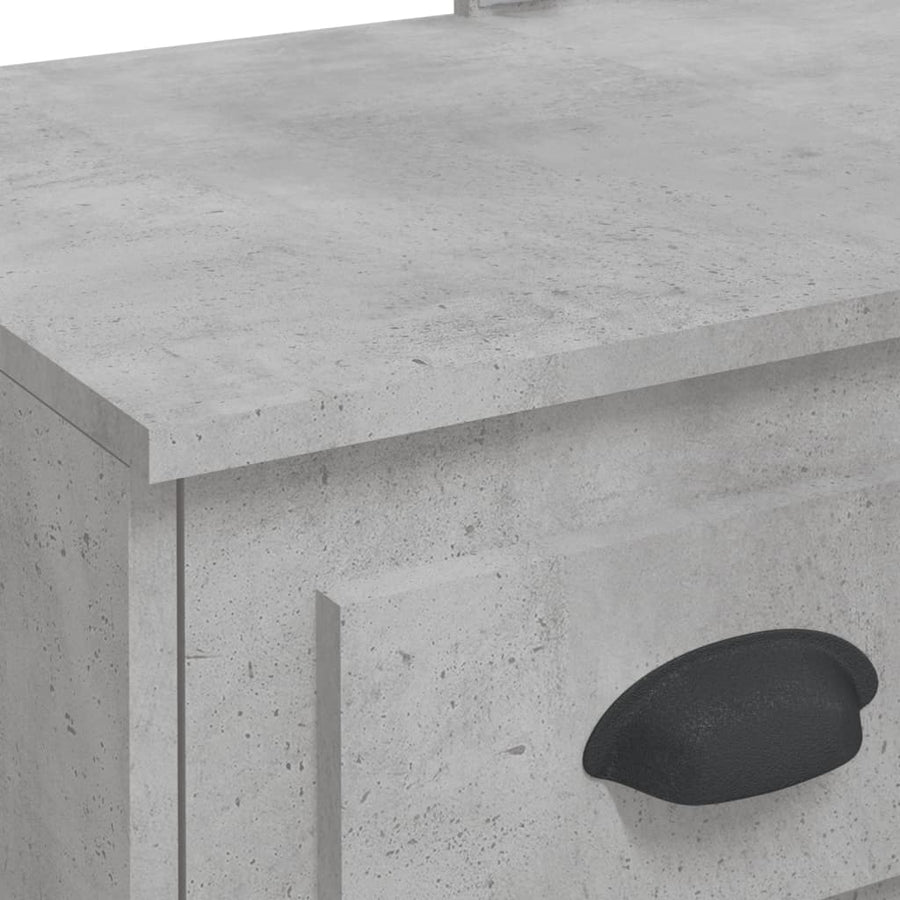 Kaptafel Met Led-Verlichting 90X42X32,5 Cm Betongrijs
