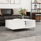 Coffee table 90x60x35 cm engineered wood white