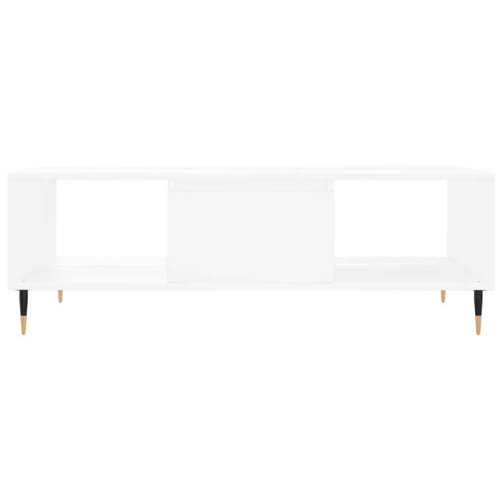 Salontafel 04X60X35 Cm Bewerkt Hout Wit