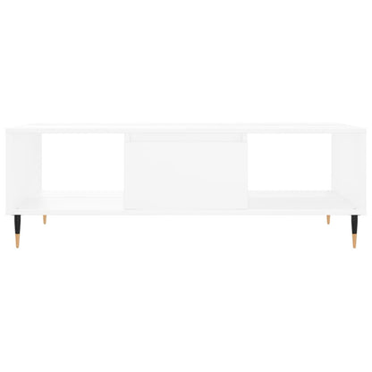 Salontafel 04X60X35 Cm Bewerkt Hout Wit