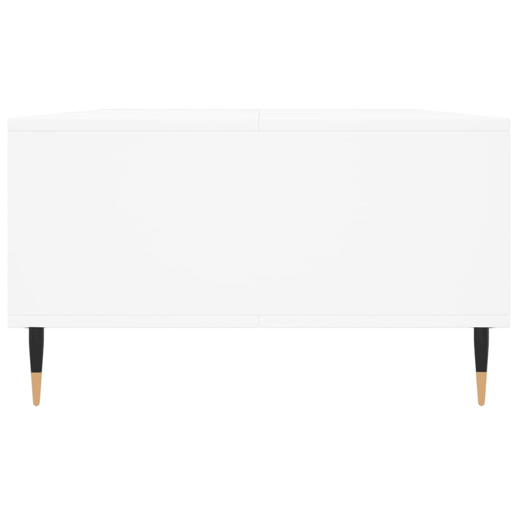 Salontafel 04X60X35 Cm Bewerkt Hout Wit