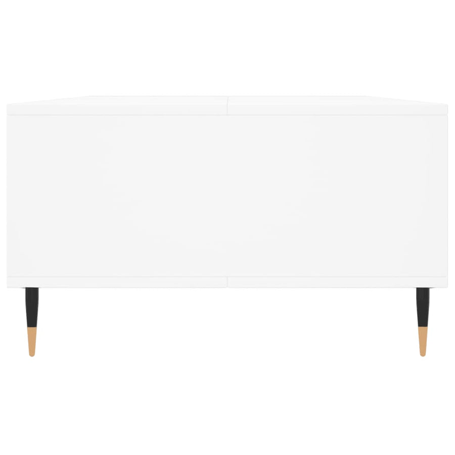 Salontafel 04X60X35 Cm Bewerkt Hout Wit