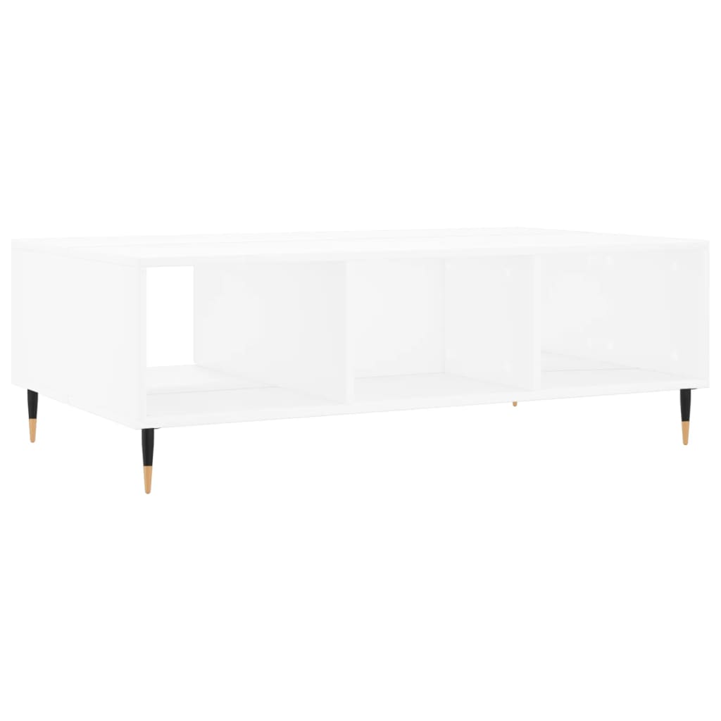 Salontafel 04X60X35 Cm Bewerkt Hout Wit
