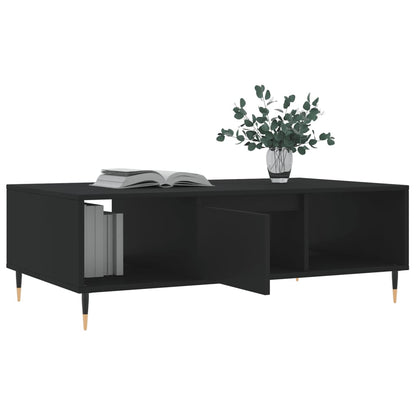 Salontafel 04X60X35 Cm Bewerkt Hout Zwart