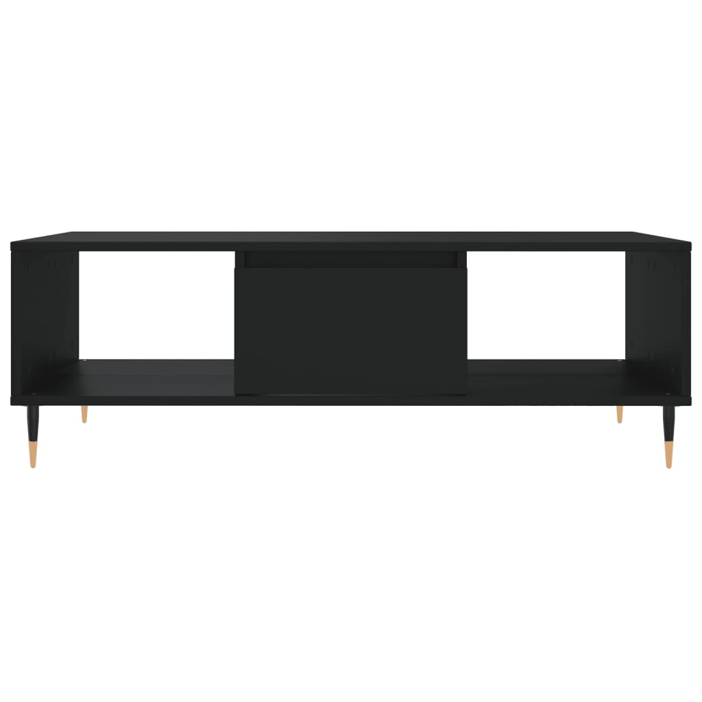Salontafel 04X60X35 Cm Bewerkt Hout Zwart
