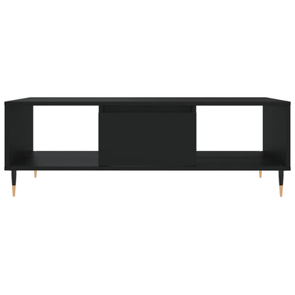 Salontafel 04X60X35 Cm Bewerkt Hout Zwart