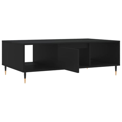 Salontafel 04X60X35 Cm Bewerkt Hout Zwart
