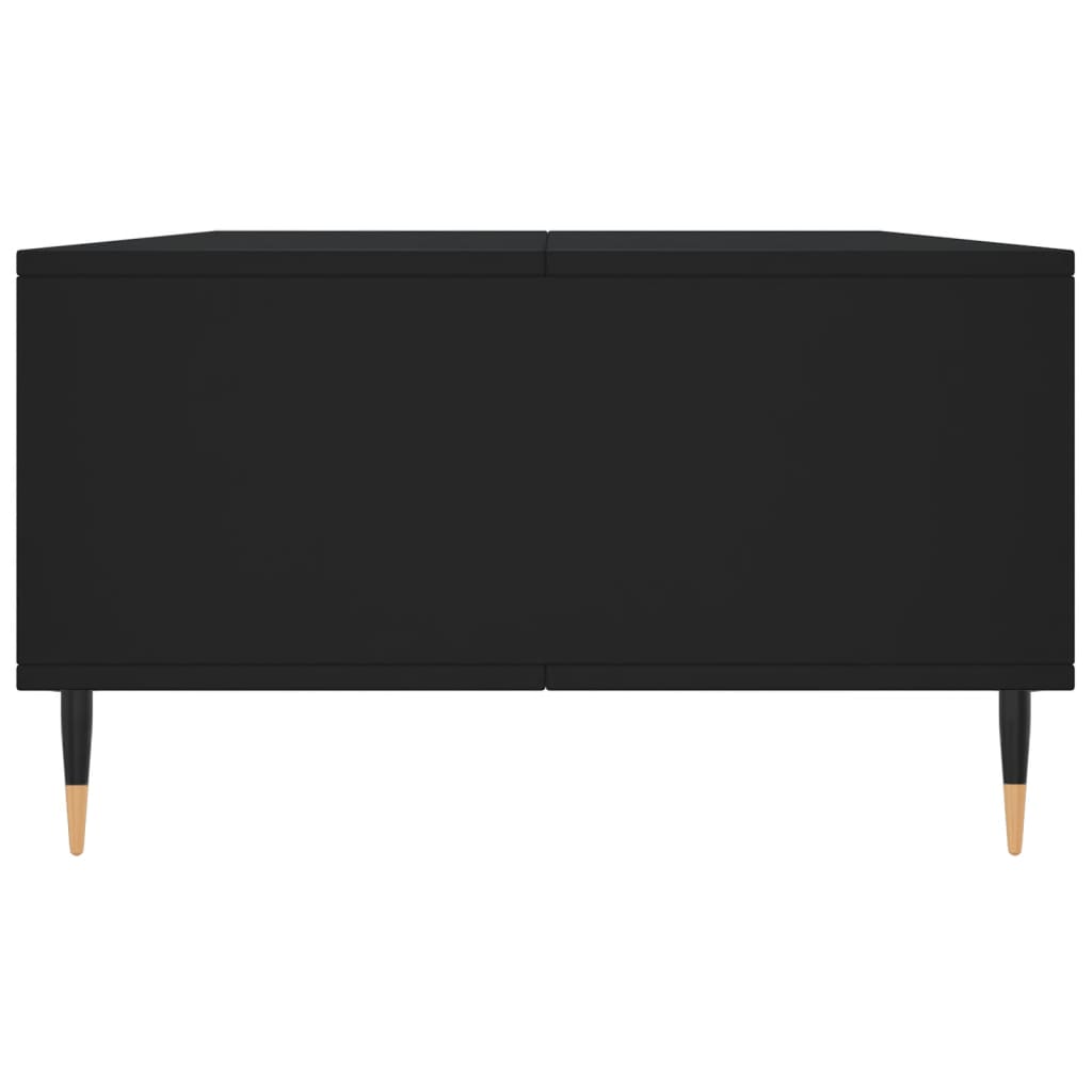 Salontafel 04X60X35 Cm Bewerkt Hout Zwart