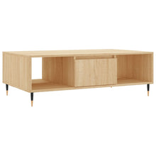 Salontafel 04X60X35 Cm Bewerkt Hout Kleurig Sonoma eiken