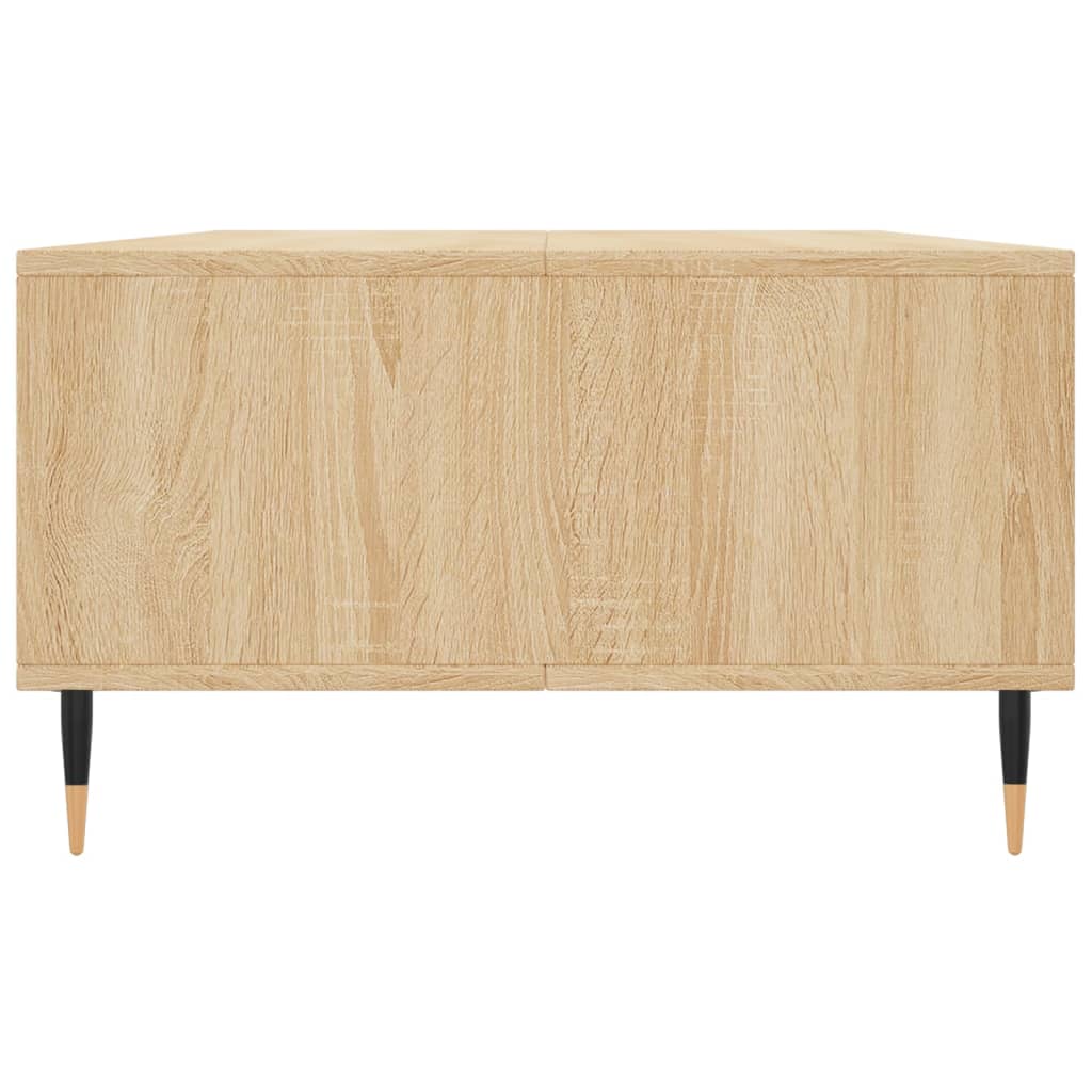 Salontafel 04X60X35 Cm Bewerkt Hout Kleurig Sonoma eiken