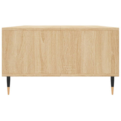 Salontafel 04X60X35 Cm Bewerkt Hout Kleurig Sonoma eiken