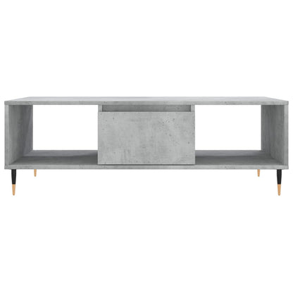 Salontafel 04X60X35 Cm Bewerkt Hout Betongrijs