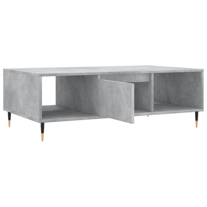 Salontafel 04X60X35 Cm Bewerkt Hout Betongrijs