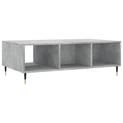 Salontafel 04X60X35 Cm Bewerkt Hout Betongrijs