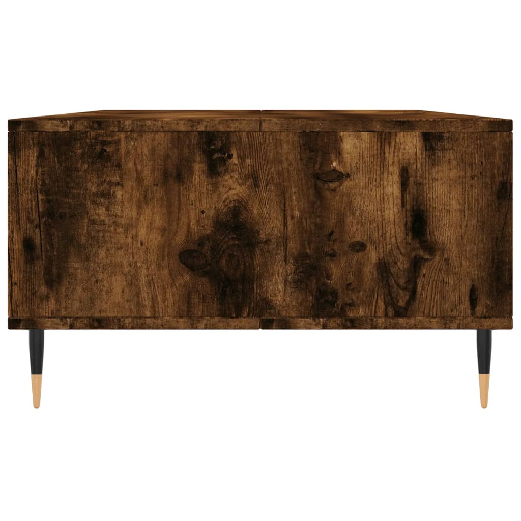 Salontafel 04X60X35 Cm Bewerkt Hout Kleurig Gerookt eiken