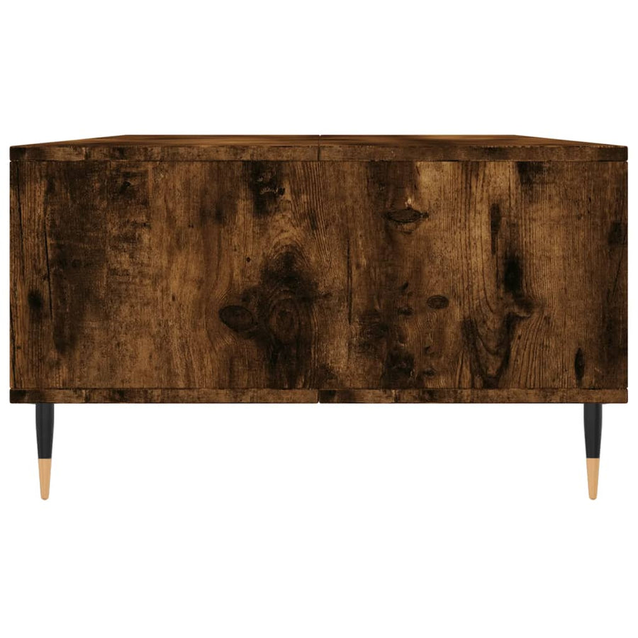Salontafel 04X60X35 Cm Bewerkt Hout Kleurig Gerookt eiken